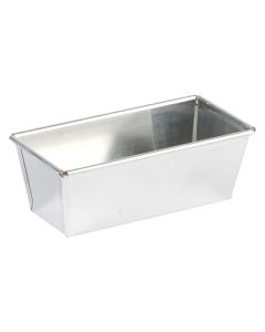 Cake plié bordé sur fil - fer blanc - 210 x 90 mm ext / 185 x 65 mm int - h70 mm