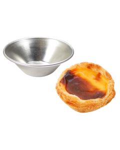 Lot de 24 pastéis de Nata - fer blanc