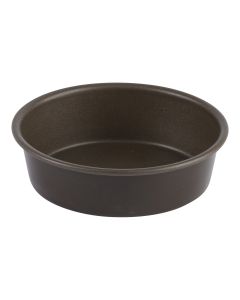Moule à Manqué rond uni - bordé - Antiadhérent (sans PFAS) - Ø200/175 mm - h45 mm