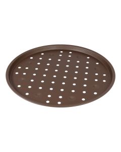 Plaque à pizza perforée - antiadhérent - Ø340/330mm