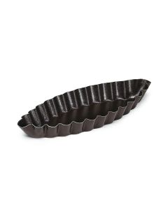 Barquette cannelée - Antiadhérent (sans PFAS) - 80 x 40 x 12 mm