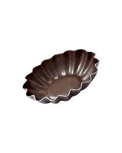 Petits-fours - Ovale à côtes anti adhérent