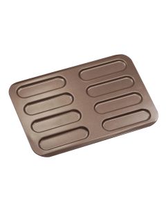 Plaque 8 éclairs - antiadhérent - 315 x 228 mm