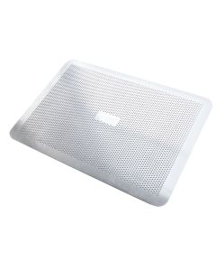 Plaque pâtissière perforée sans rebord - aluminium - 300 x 400 x 10 mm