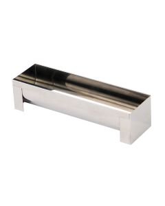 Moule à bûche en U tout inox - 300 mm