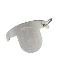 Lot de 3 raclettes à bûche - inox