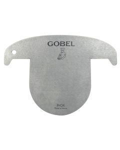 Raclette à bûche inox - 65 x 60 mm