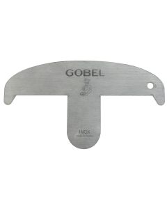 Raclette à bûche inox - 25 x 40 mm