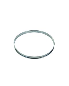 Cercle à tarte - inox - bord roulé - épaisseur 4/10ème - Ø280 mm h20 mm