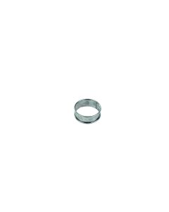 Cercle à tarte haut - inox - bords roulés - épaisseur 4/10ème - Ø70 mm h27 mm