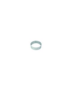 Cercle à mousse inox - épaisseur 6/10è - Ø50 mm h40 mm