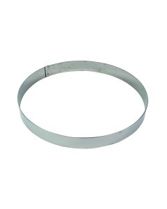 Cercle à mousse inox - épaisseur 10/10è - Ø260 mm h45 mm