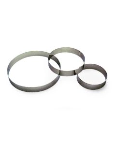 Cercle à entremets inox - épaisseur 10/10è - Ø260 mm h35 mm
