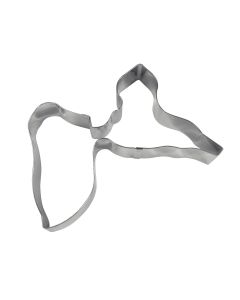 Nonnette Guadeloupe - inox - 450 x 300 x 45 mm