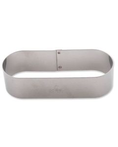 Nonnette oblong - inox - 110 x 40 x 30 mm