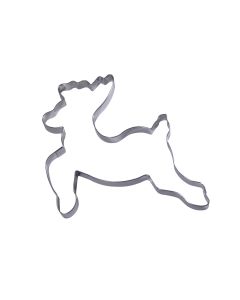 Nonnette renne - inox - 160 x 158 x 15 mm