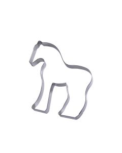 Nonnette cheval - inox - 160 x 155 x 15 mm