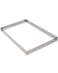 Cadre à opéra - inox - 509 x 307 x 35 mm