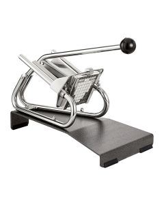 Coupe-frites professionnel sur socle epoxy - couteau étamé + poussoir 8 mm