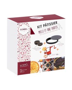 Kit 1001 tartes (1 moule à tarte, 6 tartelettes, 1 pèle-pommes)