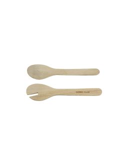 Paire de couverts à salade - hêtre - certifiée PEFC