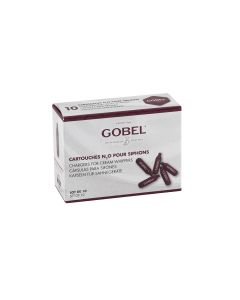 Cartouches de gaz N₂0 GOBEL pour siphons (lot de 10)