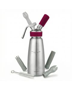 Siphon professionnel inox GOBEL - cuve inox - tête inox - 0.5L