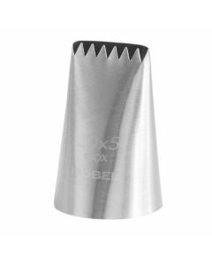 Douille à bûche cannelée - inox - 20 x 5 mm - 6 dents