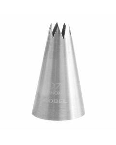 Douille cannelée - inox - 6 dents - Ø 13 mm