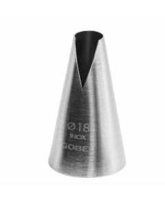 Douille Saint-Honoré - inox - Ø 18 mm