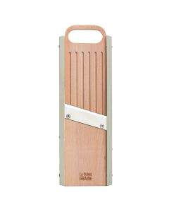 Mandoline bois traditionnelle FSC - 75 mm - 1 à 10 mm - Vert