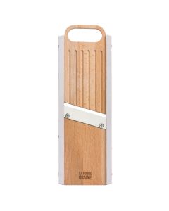 Mandoline bois traditionnelle FSC - 75 mm - 1 à 10 mm - Blanc