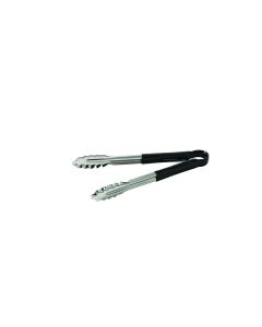 Pince - inox et PVC - monobloc - noir - 30 cm