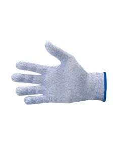 Gant anti-coupure - coloris bleu - liseré bleu - Taille L