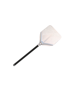 Pelle à pain et pizza en aluminium de qualité professionnelle - Manche en aluminium anodisé noir