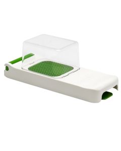 Alligator Original Coupe oignon grille /couteau 6 x 6 mm - avec bac récupérateur