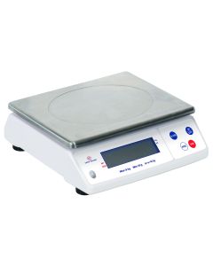 Balance électronique professionnelle - 12kg - IP53 - précison 1g - plateau amovible inox 29,8 x 23,6 cm
