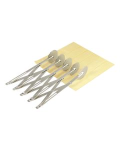 Diviseur à pâtes "bicyclette" - inox - 5 roulettes