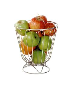 Corbeille à fruits et agrumes - inox - 23 x 23 x 26 cm
