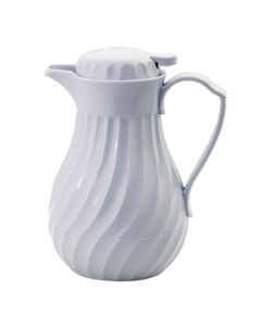 Pichet isotherme blanc torsadé - 0,6 L