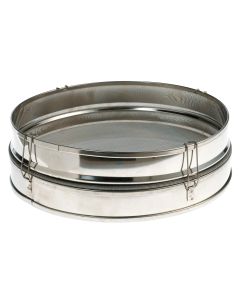 Tamis inox 3 pi&egrave;ces &Oslash;30 cm - toiles interchangeables - maille moyenne n&deg;20