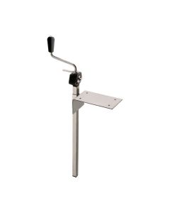 Ouvre-boîtes manuel inox tête composite plaque à visser - 550 mm