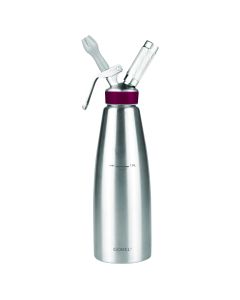 Siphon professionnel inox GOBEL - cuve inox - tête inox - 1L