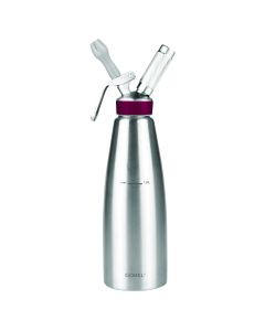 Siphon professionnel inox GOBEL - cuve inox - t&ecirc;te inox - 1L