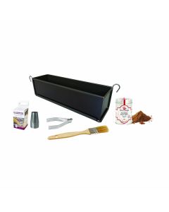 Kit Moule &agrave; P&acirc;t&eacute; Croute en cro&ucirc;te&nbsp;: Moule &agrave; Moule &agrave; P&acirc;t&eacute; Croute antiadh&eacute;rent fond d&eacute;montable 300 x 80 x 80 mm &ndash; accessoires &ndash; m&eacute;lange &eacute;pices