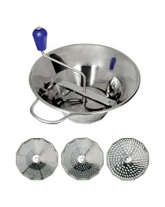 Moulin N°3 inox + 3 grilles