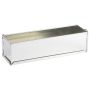 Moule à Pâté Croute long uni - fer blanc - à charnière - fond démontable - 500 x 80 x 80 mm