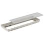 Tarte maison cannelée perforée - fer blanc - fond mobile - 350x110 mm dim ext / 340x100mm dim int - h25mm
