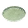 Tourtière cannelée perforée - fer blanc - fond fixe - Ø280 mm h28 mm
