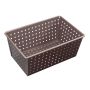 Moule à pain perforé - Antiadhérent (sans PFAS) - 270x105 mm dim ext / 250x80mm dim int - h80mm